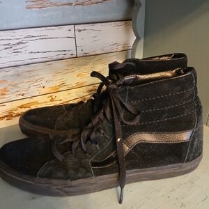Black Vans Sk8 high size 11